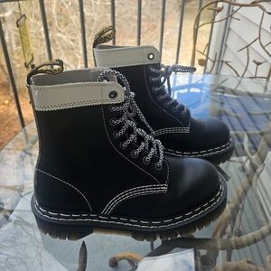 Dr. Martens 1460 Pascal Bex boots in a bold black-and-white contrast Size 6